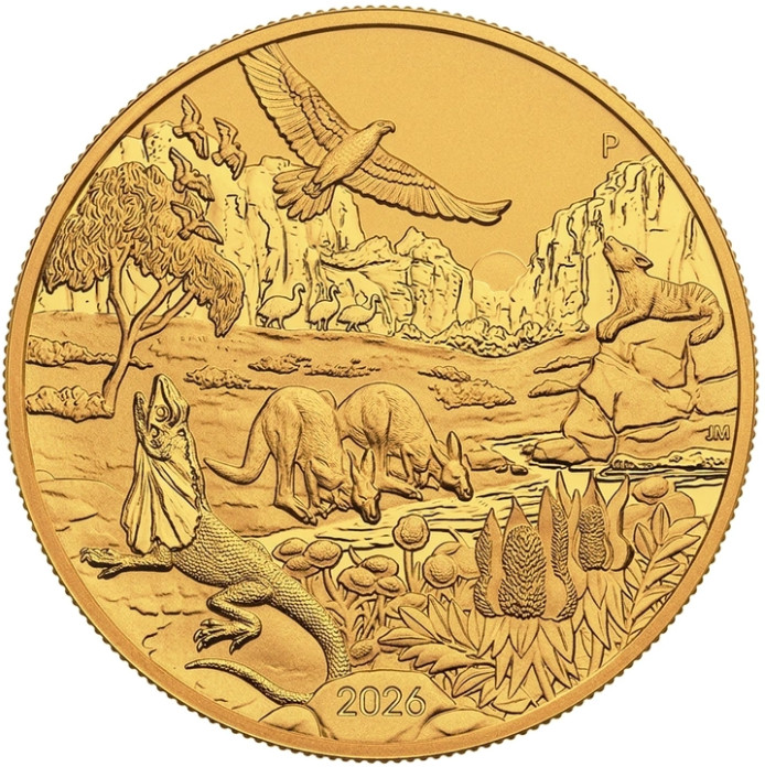 Wunder Australiens Das Outback Goldmünze 1 oz 2026