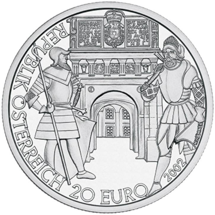 Österreich 20 Euro .900 Silber diverse Gedenkmünzen 2002 - 2016