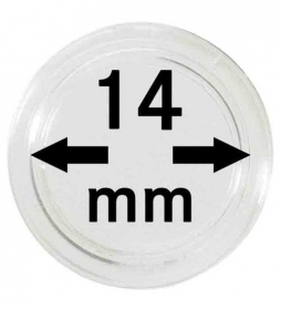 Münzenkapseln ø 14 mm - 10 Kapseln