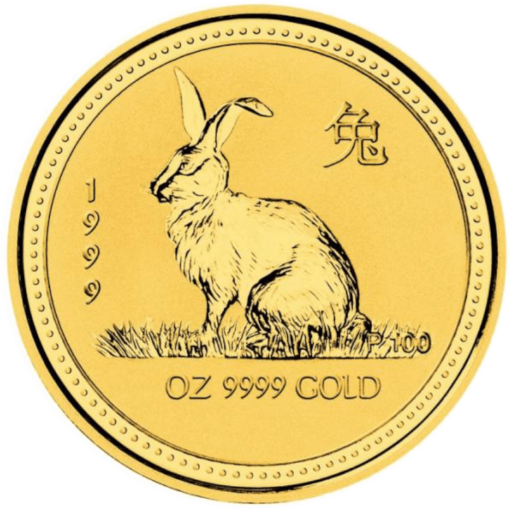 Lunar Serie I 1/10 oz 1999 Hase
