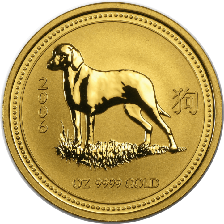 Lunar Serie I 1/20 oz 2006 Hund