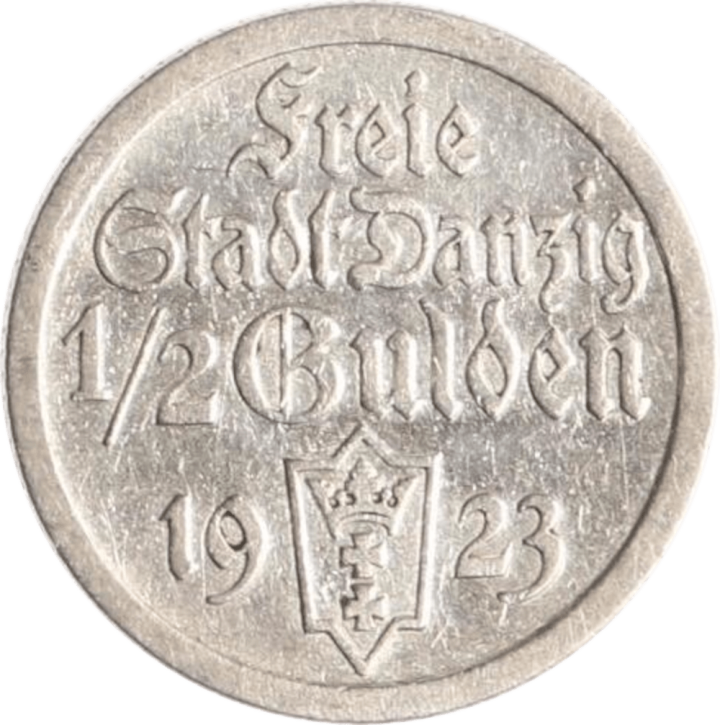 Freie Stadt Danzig 1/2 Gulden Silber KM#144 diverse Jahrgänge