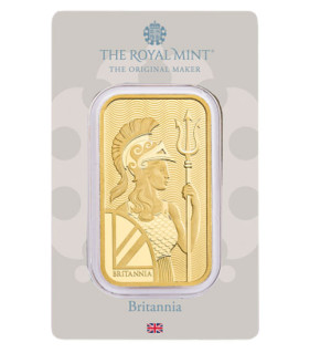 Britannia Goldbarren 1 oz / 31,1 g Blister