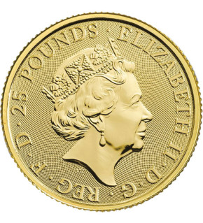 The Queen's Beast - White Greyhound of Richmond 1/4 oz 2021